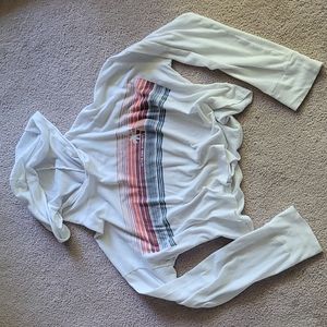 Billabong crpped hoodie